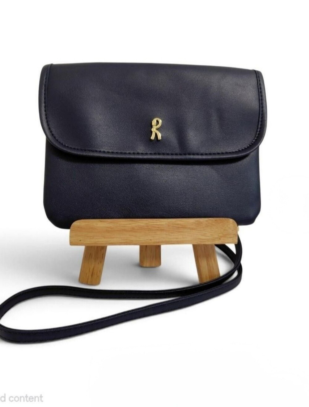 Roberta di Camerino 2-Way Navy Blue Shoulder Pouch/Bag.